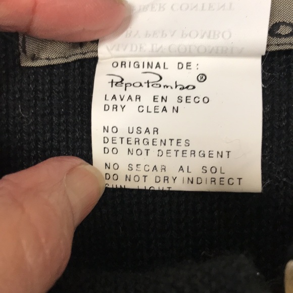 Vintage Pepa Pombo Sweater Jacket Size XL - Picture 9 of 14